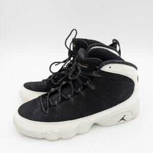 Air Jordan 9 Retro City of Flight Sneakers Shoes Black/White Size US6Y EU38.5